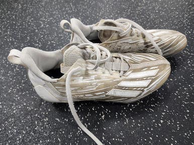 Used Adidas ADIZERO LAX Cleats Mens White Senior 9.5 11849-S000037844
