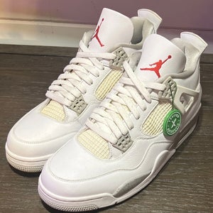 White Men's Size M 12.0 (W 13.0) Adult Air Jordan Jordan 4 Shoes (New)