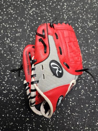 Used Rawlings PLAYER SERIES BB/SB Glove T-ball Red 10" 11849-S000039846