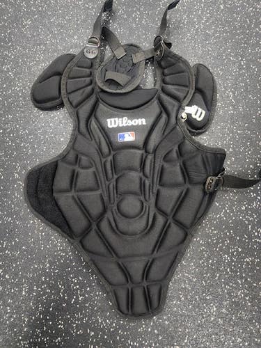 Used Wilson YOUTH Catchers Chest Protector Black Youth 11849-S000039624