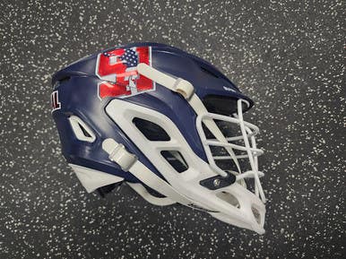 Used Warrior BURN Lacrosse Helmet Navy Blue One Size 11849-S000039639