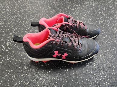 Used Under Armour LEADOFF BB/SB Cleats Black Junior 03.5 11849-S000039743