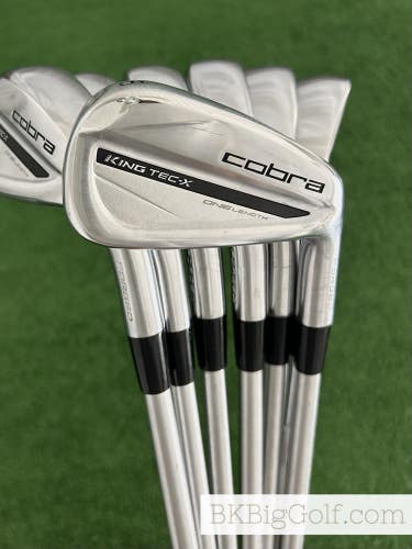 Cobra King Tec X 25 One Length Forged Iron Set 5-G / KBS Tour C-Taper Lite 110