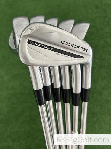 Cobra King Tec X 25 One Length Forged Iron Set 5-P / KBS $-Taper 120 Stiff