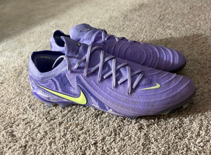 Purple Men's Size M 10.5 (W 11.5) Nike Nike Phantom GX II Elite FG Molded Cleats Cleats (New)
