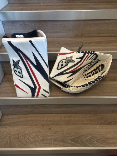 2021 Brian's Optik 2 Regular Pro Stock Intermediate glove and blocker (New)