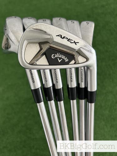 Callaway Apex 21 Forged Iron Set 4-P / Project X 6.5 Extra Stiff