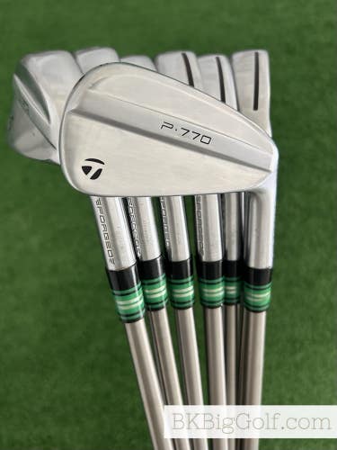 Taylormade P770 25 Forged Iron Set 4-P / Accra iSeries 125i Stiff