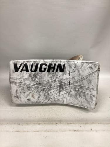 Used Vaughn VELOCITY V10 Senior Goalie Blocker White 11851-S000047006