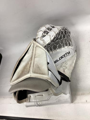 Used Vaughn VELOCITY PRO V10 Senior Goalie Catcher White 11851-S000047005