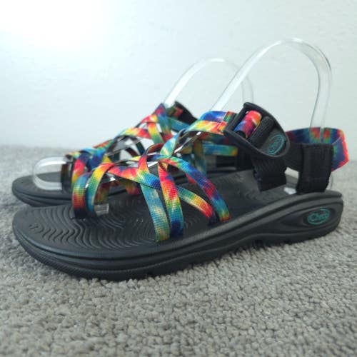 Chaco Z/Volv X2 Sandals Tie-Dye Rainbow Straps Womens Size 7 Shoes Slingback