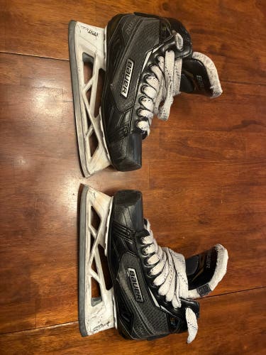 2018 Bauer Supreme S27 Hockey Goalie Skates Extra Wide Width Size 4.5 (Used)