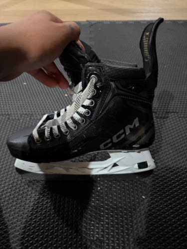 Black 2024 CCM Tacks XF Hockey Skates Wide Width 6.5 (Used)