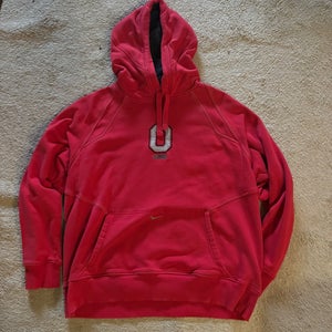 Red Men's Large Nike Sweatshirt (Used)