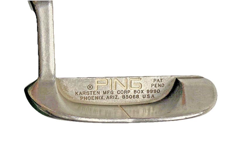 Ping Karsten B61 Stainless Putter 85068 RH Steel 35.5" New Deep Etched Grip Nice