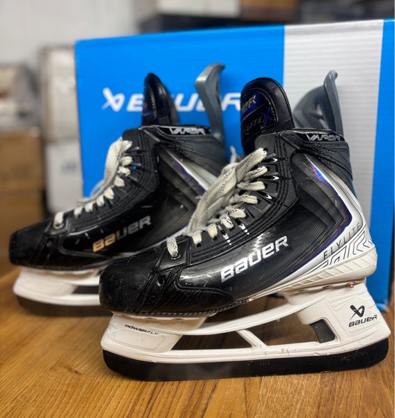 Bauer Vapor FlyLite Hockey Skates w/ FlyTi Steel - Senior 7.5 / Regular Width (Excellent Condition)