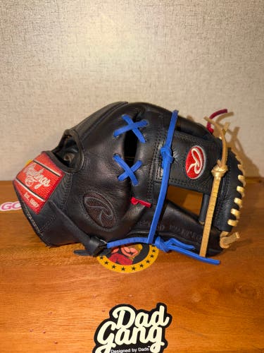 Custom Venezuelan Rawlings Heart of the Hide RH Infield Baseball Glove 11.5" (Used) Restored & Dye