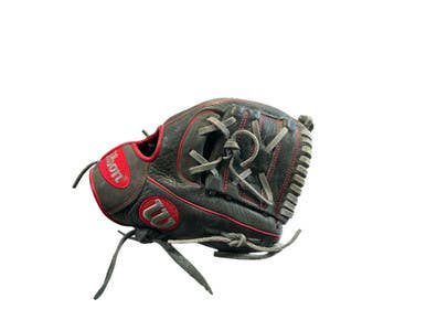 Used Wilson A1000 BB/SB Glove RH Throw Grey And Red 11" 11873-C000238629