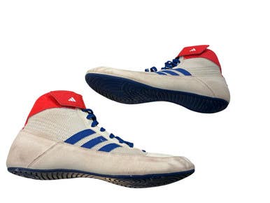 Used Adidas Wrestling Shoes White Senior 9 11873-S000239545
