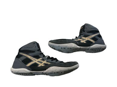 Used Asics Wrestling Shoes Black Junior 04.5 11873-S000236844