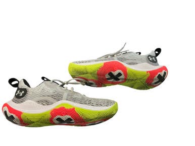 Used Under Armour Basketball Shoes M Grey Senior 7.5 11873-S000239447