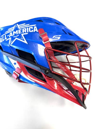 Used Cascade S Lacrosse Helmet Royal Blue One Size 11860-S000309408