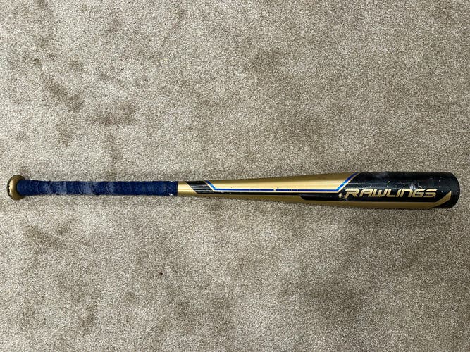 2019 Rawlings Velo Hybrid BBCOR Certified Bat (-3) 28 oz 31" (Used)