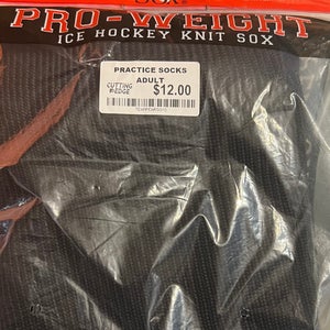 Black Senior Large Socks (New)