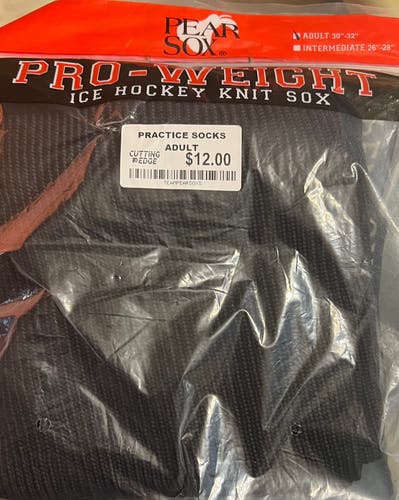 Black Senior Large Socks (New)