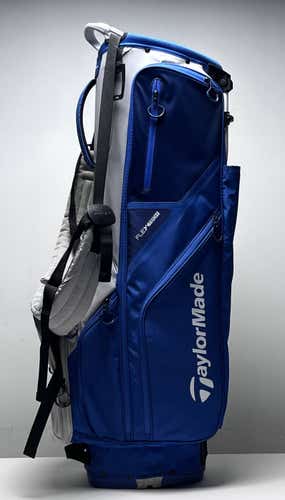 TaylorMade FlexTech Stand Bag Blue 14-Way Divide Dual Strap Golf Bag