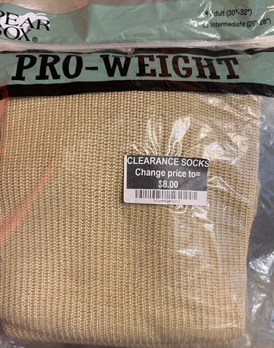 Gold Senior Large Socks (New)