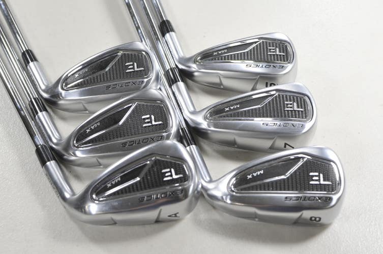 Tour Edge Exotics Max 2025 6-PW,AW Iron Set Regular Flex KBS MAX MT Steel 218720