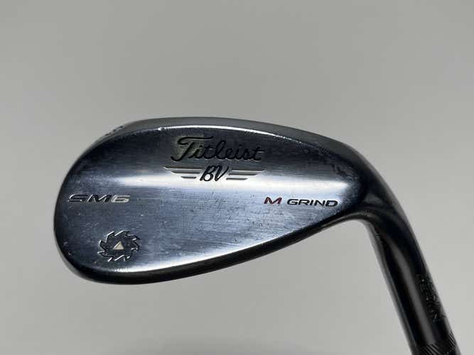 Titleist Vokey SM6 Tour Chrome Sand Wedge SW 56* 8 Bounce M-Grind Wedge RH