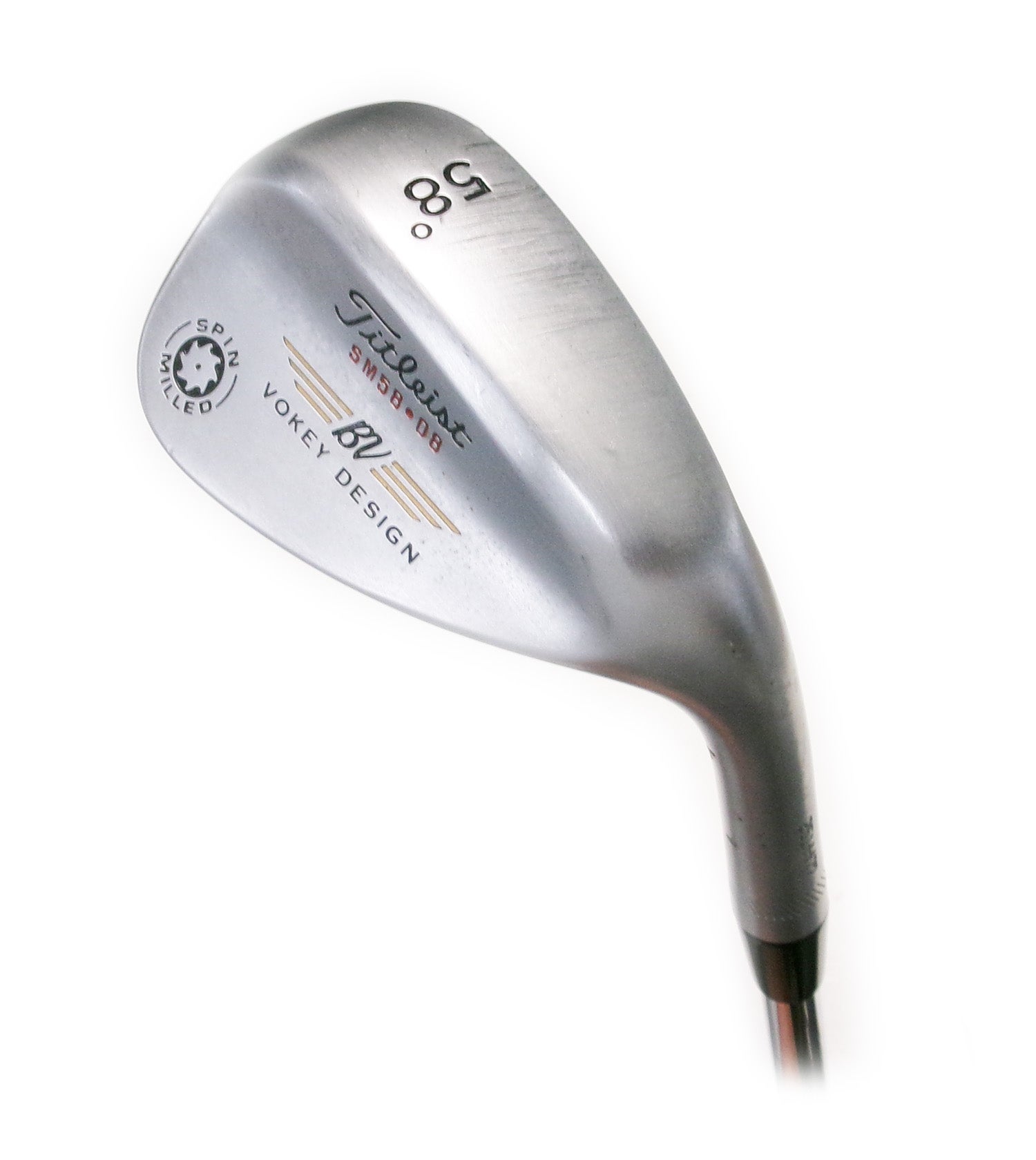 Wedge Titleist Vokey Design Spin Milled 0 BV Steel Lob VOKEY 58-08