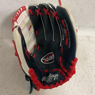 Used Rawlings Players Series WPL110NWS Baseball Glove RH Throw White/Red/Navy 11" 11855-S000204144