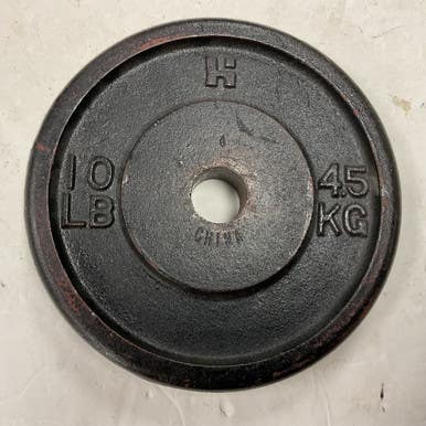 Used H Standard Plate Black 10 lb 11855-S000204132