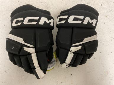 Used CCM NEXT Junior Gloves Black And Red 11" 11855-S000203979