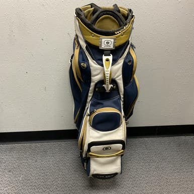 Used Ogio Mens Cart Bag Navy Blue And Yellow 11855-S000203958