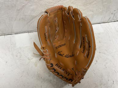 Used Regent Kent Merker 05214 Baseball Glove RH Throw Brown 10 1/2" 11855-S000203860