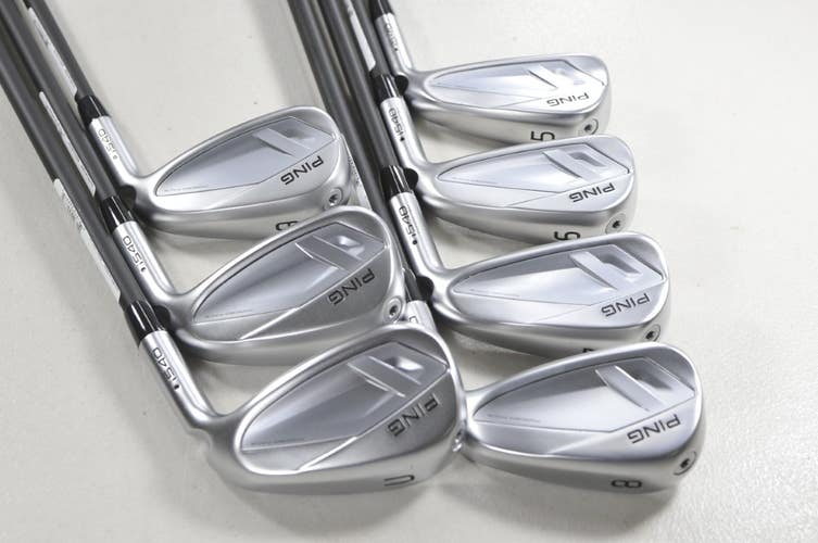 Ping i540 5-W,UW Iron Set Senior Flex Black Dot Right Alta CB Graphite #218430