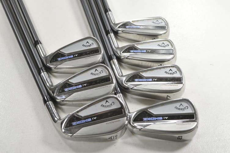 Callaway Paradym Ai Smoke 5-PW,AW Iron Set Senior Flex Cypher Graphite #218631
