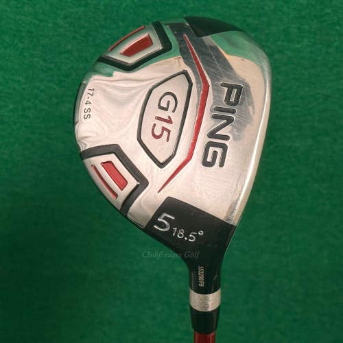 Ping G15 18.5 Fairway Wood 5 Factory TFC 149F Graphite Stiff