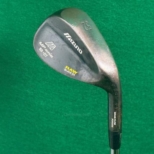 Mizuno MP Series Raw Black Ox 52-7 52 Gap Wedge FCM 6.0 Rifle Flighted Stiff