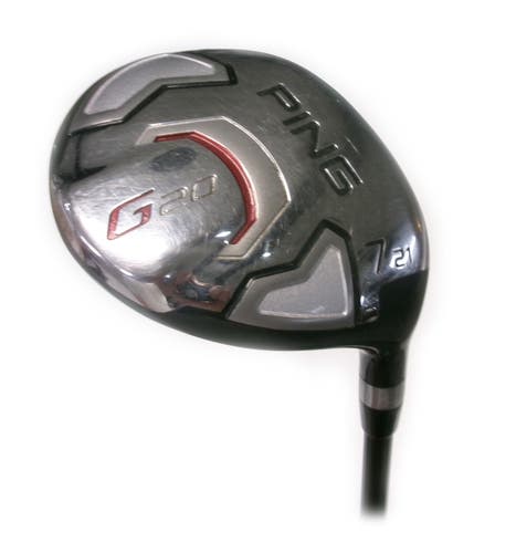 Ping G20 21* 7 Wood Graphite Hzrdus Red RDX Smoke 5.5 50g Regular Flex