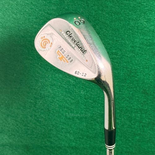 Cleveland Forged REG 588 Tour Zip Grooves 60-12 60 Lob Wedge Tour Concept Steel