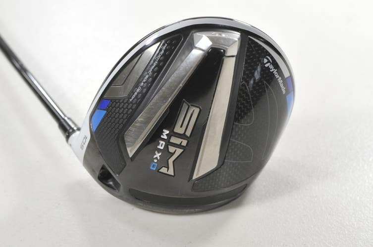 TaylorMade SIM Max D 10.5* Driver Regular Flex Right HZRDUS RDX Red 5.5 # 218556