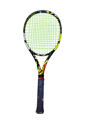 Used Babolat PURE AERO Adult Tennis Racquet Yellow 4 1/4" 11682-S000132870