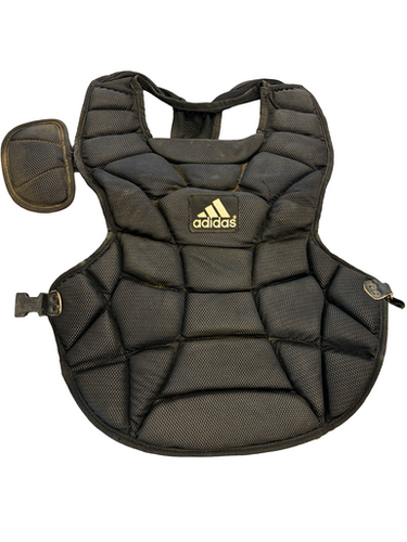 Used Adidas ADIDAS CHEST PROTECTOR Catchers Chest Protector Black Adult 11682-S000132868
