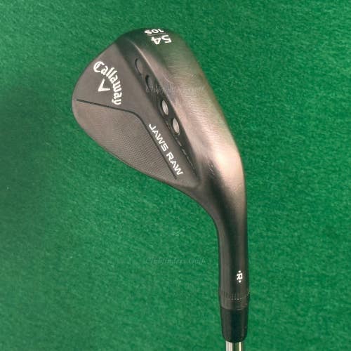 Callaway Jaws Raw Black Plasma 54-10S 54 Sand Wedge Dynamic Gold S200 Stiff