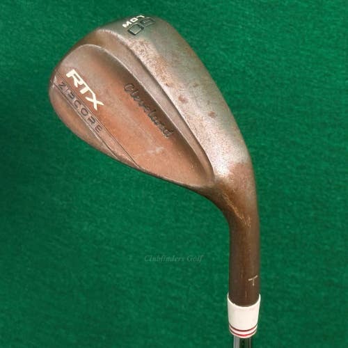 Cleveland RTX Zipcore Low Raw "T" Stamp 60-6 60 Lob Wedge DG Spinner TI